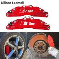 ราคา 2ชิ้นออดี้คาลิปเปอร์ S สาย3D โลหะผสมคาลิปเปอร์ฝาครอบล้อตัดเบรกฝาครอบโลหะคาลิปเปอร์ปกสากล (14588046217)