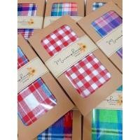ราคา กล่องกระดาษคราฟ กล่องผ้าขาวม้า กล่องผ้าฝ้าย กล่องของขวัญของชำร่วย (19379530446)