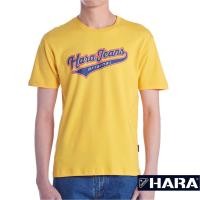 ราคา Hara ฮาร่า ของแท้ เสื้อยืดผู้ชาย เสื้อแขนสั้น เสื้อยืดสีเหลือง สกรีนลาย Cotton 100 คุณภาพดี สวมใส่สบาย รุ่นHMTS 0197 26 (18184270904)