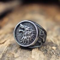 ราคา แหวนสแตนเลส Punk แหวนที่ทำจาก Game Of Thrones ของผู้ชายเครื่องประดับไวกิ้ง (19745953977)