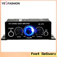 ราคา Yesfashion Store IN stock AK270 Home Stereo Amplifier 20Wx2 12V Stereo Power Amplifier 2 Channel Integrated Mini Speaker Amp For Car Home (21097373653)