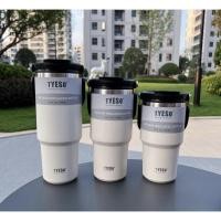 ราคา รุ่นใหม่ ของแท้ แก้วเก็บอุณหภูมิร้อน เย็น TYESO รุ่นมีหูหิ้ว มีหลอด 5 ขนาด มี 6สี TS 882x water bottle แก้วเก็บความเย็น (19381433292)