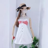ราคา ชุดเดรสเกาะอกงานติดมุ้งฟรุ้งฟริ้ง (20675770105)