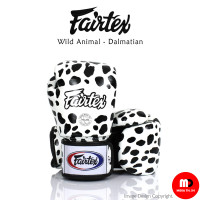 ราคา นวมชกมวย รุ่น BGV1 Fairtex Muay Thai Boxing Gloves Dalmatian Pattern Designed Genuine Leather Included Fairtex Box Size 10 oz 12 oz 14 oz and 16 oz หนังแท้ ส่งพร้อมกล่อง Fairtex (17775374377)
