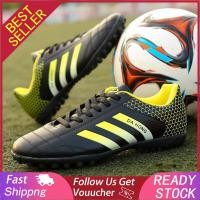 ราคา 32 44 ระบายอากาศแฟชั่นผู้ชายรองเท้าฟุตบอลรองเท้าฟุตบอลหมุดยาวเด็กเด็กรองเท้าฟุตบอลชายการฝึกอบรมฟุตบอลรองเท้าผ้าใบ2023 (5396230002)