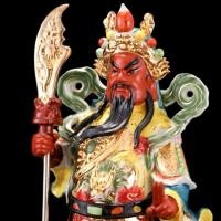 ราคา พร้อมส่ง กวนอูยืนชี้นิ้ว เทพเจ้ากวนอู งานเซรามิครูปปั้น (10365449444)