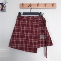 ราคา Plus size เสื้อผ้าสาวอวบ กระโปรงสาวอวบอ้วน ไซส์ใหญ่ ผู้หญิง กระโปรงทรงเอ ลายสก็อต สั้น เอวสูง ฤดูใบไม้ร่วง สไตล์เกาหลีแฟชั่น V728 (19842895047)