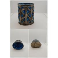 ราคา แก้วโบราณ แก้วอเนกประสงค์ ของสะสม ใส่เป็นแจกันดอกไม้ ใส่ทิชชู่ (12256715287)