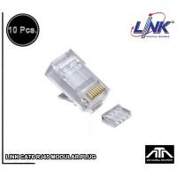 ราคา Plug หัวแลน LAN RJ45 CAT6 LINK รุ่น US 1002 10หัว Pack ตัวผู้ Original คุณภาพดี (9692839485)