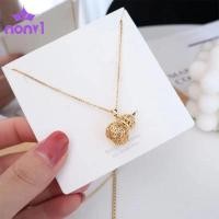 ราคา สร้อยคอทองชุบ 18K พร้อมจี้นำโชค สร้อยทองชุบ งานสวย 18K gold plated necklace pendant (7987331251)