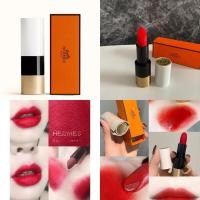 ราคา แท้100 Hermes Rouge A Levres Lipstick พร้อมถุง กลบสีปากมิด เนื้อนวลเนียนละเอียด (16853076789)