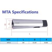 ราคา Morse ปลอกลดด้ามสว่านเจาะ ปลอกลดขนาดด้ามเรียว เครื่องกลึง เครื่องสว่านแท่น MT2 3 3 4 4 5 KnyTech (11484079271)