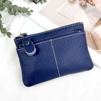 ราคา กระเป๋าใส่เหรียญ หนังแท้ 3 ซิบ หนังด้าน มีสายโซ่คล้องกุญแจ ใส่ธนบัตรพับครึ่งได้ กระเป๋าเหรียญหนังแท้ (21002696469)