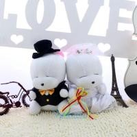 ราคา Ngdongsheng ตุ๊กตาแต่งงานชุดแต่งงานคิตตี้คู่ของตกแต่งตุ๊กตาหน้ารถแต่งงานแบบคู่บ่าวสาวตุ๊กตาหนานุ่มของขวัญแต่งงาน (20632187050)
