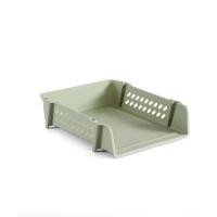 ราคา GONUUWGL ถาดกล่องใส่ของตั้งโต๊ะแบบวางซ้อนกันได้ราวแขวนแฟ้มที่จัดระเบียบแฟ้มเอกสารกระดาษ A4ที่เก็บข้อมูลแฟชั่นอินสไตล์สำนักงานบ้านซัพพลาย (19976526411)