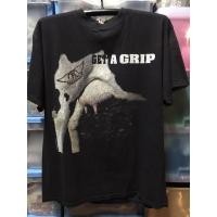 ราคา เสื้อยืดผ้าฝ้ายพิมพ์ลายขายดี เสื้อวงAerosmithปี93 (20497615803)