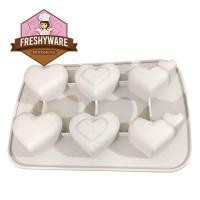 ราคา Freshyware พิมพ์ซิลิโคน หัวใจ สามแบบ 6หลุม 7 5x5 5x3 5cm Heart Silicone mold พิมพ์สบู่ พิมพ์เค้ก พิมพ์ทำขนม พิมพ์วุ้น วุ้นแฟนซี เค้ก พิมพ์ขนมปัง ถาดน้ำแข็ง (352985335)
