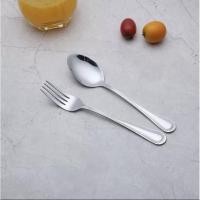 ราคา ช้อน ส้อม สแตนเลส 1คู่ ช้อนส้อม ช้อนข้าว ช้อนยาว (10173802706)