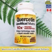 ราคา เควอซิทิน Quercetin LipoMicel Matrix 60 Liquid Softgels Natural Factors เควอซิติน (12159013845)