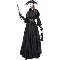 ราคา GKv New Halloween Costumes Demons Plague Doctor Science Scp Foundation Number 049 Beak Girls Dress (17626472150)
