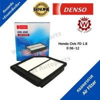 ราคา Denso กรองอากาศ Honda Civic FD เครื่อง1 8 เท่านั้น ปี 06 12 เบอร์แท้ 17220 RNA A00 (18062633687)