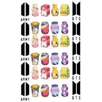 ราคา สติ๊กเกอร์ติดเล็บ BTS ส่งภาพสั่งทำได้ รับประกันความคมชัดมีของพร้อมส่งในวันที่สั่ง (14223159116)