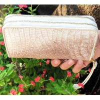 ราคา เชิญเยี่ยมชมได้ที่ร้าน Maxam Design กระเป๋าหนังทรงยาว หนังจระเข้แท้ สีขาวหิมาลายัน รุ่น2ซิปคู่ (12383936676)