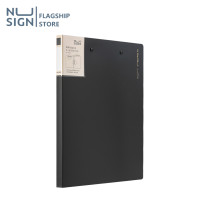 ราคา Nusign แฟ้มหนีบเอกสาร แฟ้มเอกสาร แฟ้มสะสมผลงาน คลิปบอร์ดพลาสติก ไม่ต้องเจาะรู แข็งแรง ทนทาน ไม่แตกหักง่าย Clipboard (18884045027)