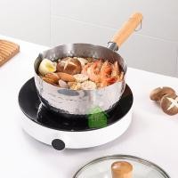 ราคา พร้อมส่ง หม้อสแตนเลส ขนาด 16 18 20cm ด้ามไม้ หม้อสแตนเลส หม้อสแตนเลสคลาสสิค หม้อญี่ปุ่น หม้อญี่ปุ่น (12332329686)