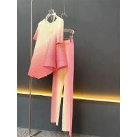 ราคา Issey Miyake ของแท้เสื้อผ้าฤดูร้อนของผู้หญิงชุดสองชิ้นหรูหราและหรูหรามีจีบแบบลำลองขนาดเล็กและทันสมัย (21094841908)
