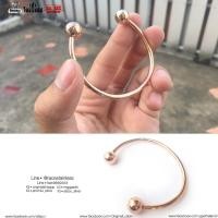 ราคา กำไล Wildcat Pinkgold โรสโกลด์ พิ้งโกล สแตนเลสแท้ ไวแคท กำไลครอบ กำไลหัวใหญ่ กำไลแบรนด์ (12520400277)