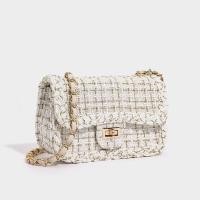 ราคา Small female new spring and summer of 2023 small sweet wind ck bag chain oblique satchel joker alar package senior feeling small bread ndjb238803 (19905335768)