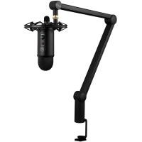 ราคา Blue Yeticaster Professional Broadcast Bundle with Yeti USB Microphone Radius III Shockmount and Compass Boom Arm BLACKOUT (9733741529)