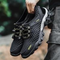 ราคา รองเท้าเดินป่าผู้ชาย รองเท้าเดินป่ากันน้ำสำหรับผู้ชาย รองเท้าเดินป่ากลางแจ้ง รองเท้าเดินป่าแบบตาข่ายที่ทนต่อการสึกหรอ (15471227255)