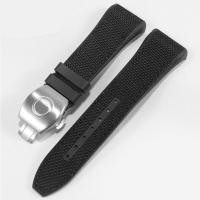 ราคา Suitable for Franck Muller Genuine Leather Watch with FM Tonneau Type V45V41V36VANGUARD Nylon Rubber Chain (19486225362)