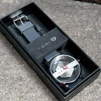 ราคา นาฬิกาผู้ชาย นาฬิกาข้อมือ Tomi นาฬิกาแบรนแท้ นาฬิกากันน้ำ สายนาฬิกา หนัง ฝาหลังกระจก เปลือย หน้าปัด 38MM มี 6 สี พร้อมกล่องแบรนด์ฟรี (15463349219)
