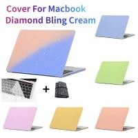 ราคา ปกแป้นพิมพ์ฟรี เคส Macbook Meisb สำหรับ Macbook Pro 13 A1706 A1708 Macbook Pro 13 A2251 A1706 Macbook Air 13 A1932 A2179 A2681ดาวเพชรรูปดาวฝาแข็งเนื้อครีมสำหรับ Macbook (19810825673)