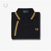 ราคา Original FRED PERRY Summer New 2023 Wheat Sui Mens POLO Shirt Cotton Lapel Casual Business Polo Shirt (19632040880)