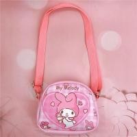 ราคา Hello Kitty กระเป๋าสะพายกันน้ำขนาดเล็กซิปพิมพ์สองด้านเด็กสาวกระเป๋าถือ PU นักเรียนอนุบาลกระเป๋าสะพายไหล่การ์ตูนอะนิเมะ Sanrio (20597627452)