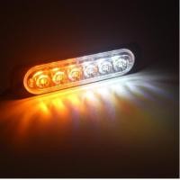 ราคา ไฟ LED 6ไฟแฟลชรถยนต์ไฟเตือนรถบรรทุก12 24V ตัวทำเครื่องหมายข้างรถบรรทุกไฟเตือน LED ไฟกระพริบแบบบางเฉียบสำหรับรถพยาบาลไฟเตือนฉุกเฉินหลอดไฟแฟลช (20508028685)