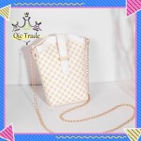 ราคา QIC Mini Crossbody Bag Trendy Retro Printing Pu Leather Mobile Phone Chain Bag For Women Gifts (20817651428)