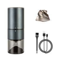 ราคา Portable Electric Coffee Grinder TYPE C USB Charge Stainless Steel Coffee Beans Grinder for Espresso Drip Cold Brew (18997813194)