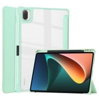 ราคา เคสฝาพับ ฝาหลังใส เสี่ยวมี่ แพด 5 พร้อมช่องเก็บปากกา Case tpu For Xiaomi Pad 5 Luxury Leather Case Smart With Pencil Holder 11 0 (18858607726)