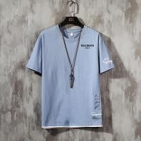 ราคา Original Balmain Paris Men S Summer Cotton Crew Neck Short Sleeve T Shirts Classic Fashion T Shirt Muscle Gym Workout Athletic T Shirt Tee Top (18588992517)