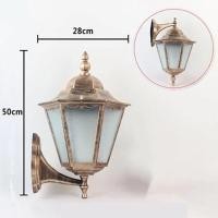 ราคา ขนาดเล็กย้อนยุคหกเหลี่ยมโคมไฟติดผนังกลางแจ้งกันน้ำโคมไฟ LED โลหะข้างเตียงยุโรปตกแต่งด้วยโลหะ (18041680151)