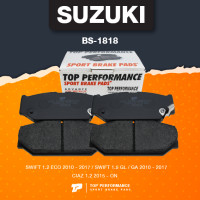 ราคา ประกัน 3 เดือน ผ้าเบรค หน้า SUZUKI SWIFT 1 2 1 5 CIAZ 1 2 TOP PERFORMANCE JAPAN BS 1818 ผ้าเบรก ซูซูกิ สวิฟ เซียส (10372726166)
