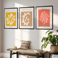 ราคา ภาพ Matisse ตกแต่งบ้าน เซต 3 ภาพ พร้อมกรอบดำ รับประกันคุณภาพด้วยเทคนิคจากประเทศอิตาลี (19418144134)