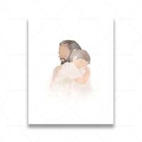 ราคา ภาพพระเยซูพิมพ์โปสเตอร์ของพระเยซูคริสต์โอบกอดการตกแต่งภาพวาดผ้าใบติดผนังพระเยซูสีน้ำ69F 0706 (19686911398)