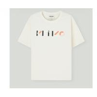 ราคา KENZO ฤดูร้อนผ้าฝ้ายพิมพ์รอบคอแฟชั่นแฟชั่นแขนสั้นหลวมเสื้อยืด (19650282346)