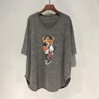 ราคา COD Oversize Women เสื้อยืดคอกลม แขนสั้น พิมพ์ลาย ทรงหลวม โอเวอร์ไซซ์ พลัสไซซ์ 40 150 กก (19376467125)